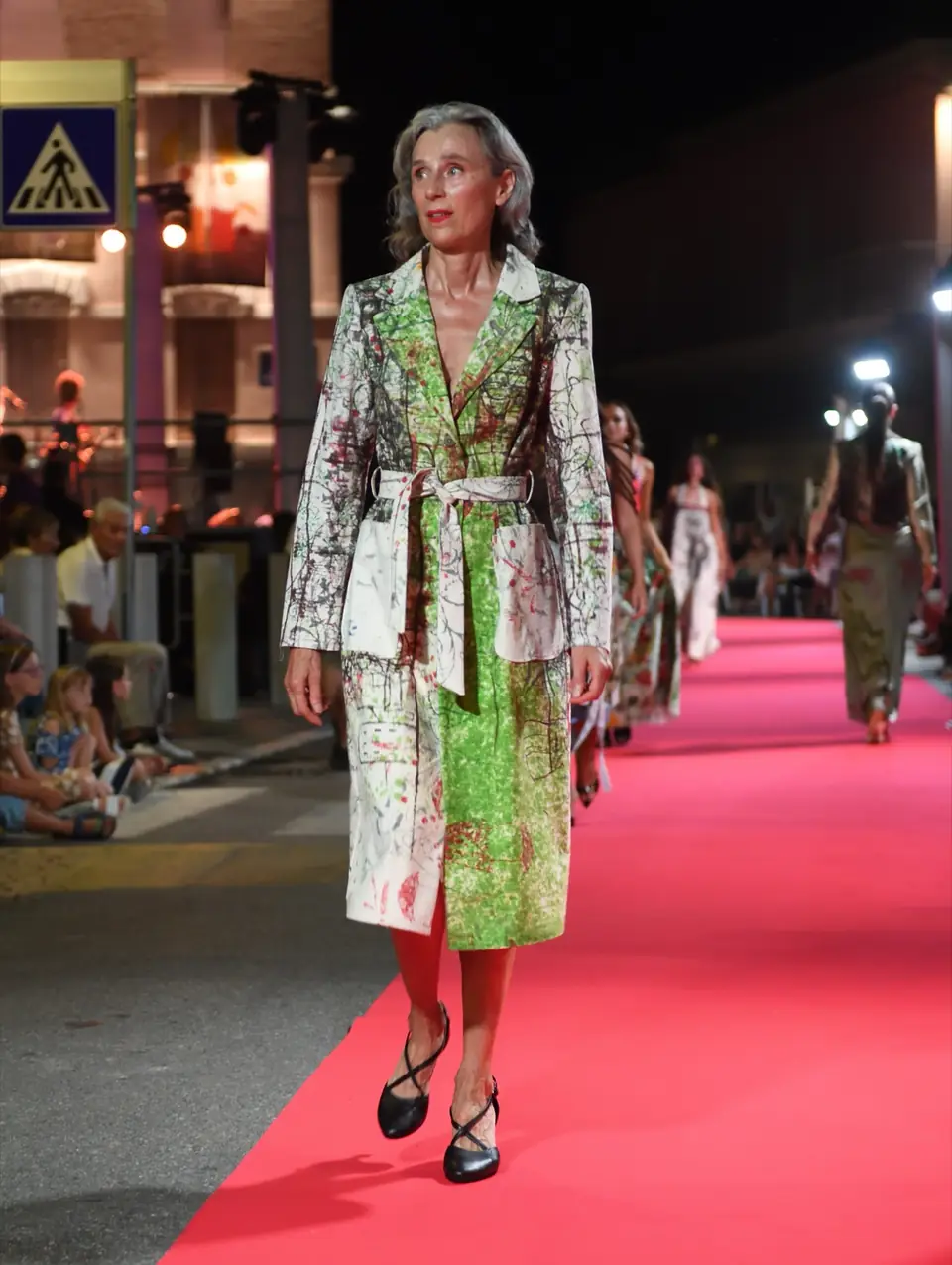 Tailleur Stampato, altro scatto in passerella