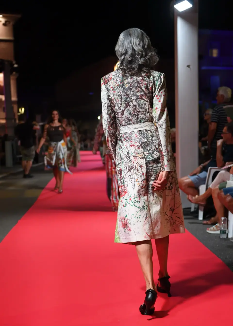 Tailleur Stampato, altro scatto in passerella