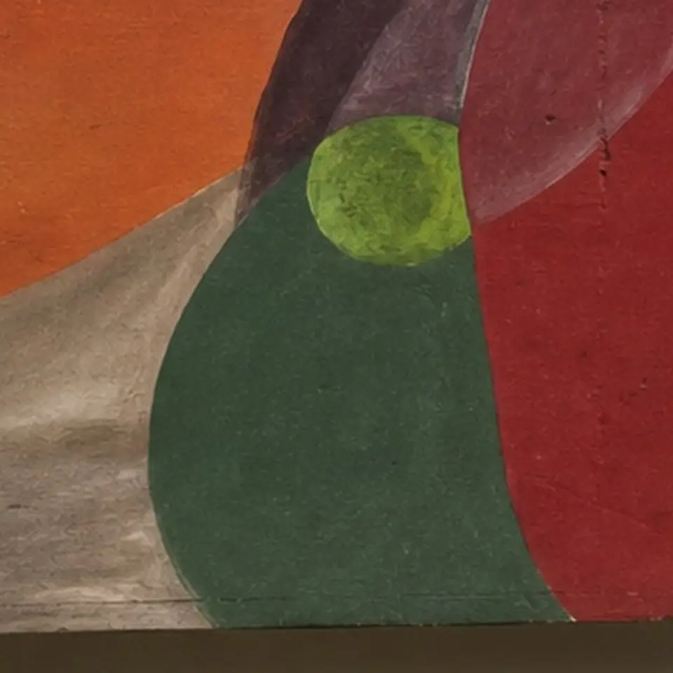 Geometry of Joy, Dettaglio della superficie dipinta